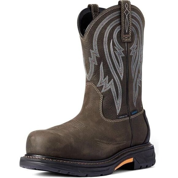 Ariat Men's WorkHog XT Tumbleweed Carbon Toe Work Boot 10035911 round toe 11.5 D - Picture 1 of 5